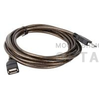 Кабель удлинительный USB2.0 AM/AF прозрачная изоляция 5m  Telecom <VUS6956T-5M> (1/75) Кабель удлинительный USB2.0 AM/AF прозрачная изоляция 5m  Telecom <VUS6956T-5M> (1/75)