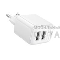 Блок питания сетевой 2 USB BOROFONE BAS41A Potential, пластик, цвет: белый (1/76/304) Блок питания сетевой 2 USB BOROFONE BAS41A Potential, пластик, цвет: белый (1/76/304)