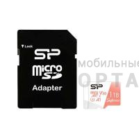 Карта памяти 1 Тб MicroSDXC Silicon Power Class 10 Superior A1 UHS-I U3 (R/W 100/80 Mb/s) + SD адаптер Карта памяти 1 Тб MicroSDXC Silicon Power Class 10 Superior A1 UHS-I U3 (R/W 100/80 Mb/s) + SD адаптер