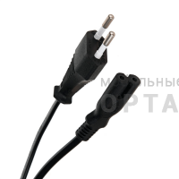 Кабель для аудио-видео техники IEC-320-C7--розетка 220V, 2-pin 1,8m ,черный, Telecom <TP228-1.8-B>(1/250) Кабель для аудио-видео техники IEC-320-C7--розетка 220V, 2-pin 1,8m ,черный, Telecom <TP228-1.8-B>(1/250)