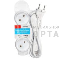 Удлинитель SMARTBUY 3 гнезда 7 метров 10А/2,2кВт без заземления ПВС 2х1,0 мм² (1/30)