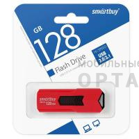 Флешка USB3.0 128 Гб  Smartbuy  Stream  красный