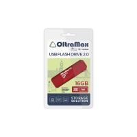 Флешка USB 16 Гб OltraMax 310, USB2.0, красный