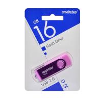 Флешка USB 16Gb SmartBuy Twist, USB 2.0, розовый