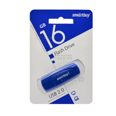 Флешка USB 16Gb SmartBuy Scout, USB 2.0, синий